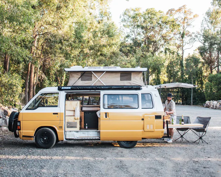 A view of Samson best pet-friendly campervan hire Queensland