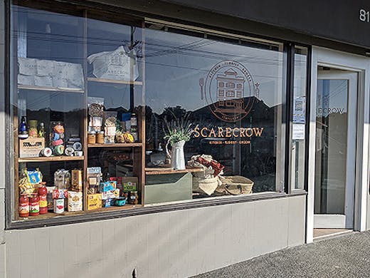 The exterior of the new Scarecrow Store in Mount Eden.
