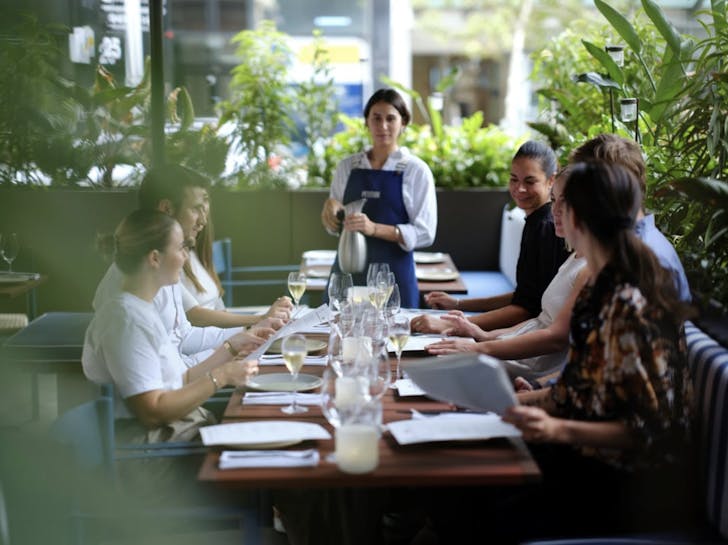 alfresco dining area at petition kitchen