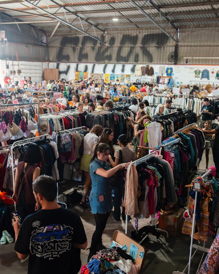 a vintage market