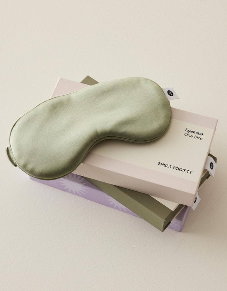Sheet Society Fleur Silk Eye Mask