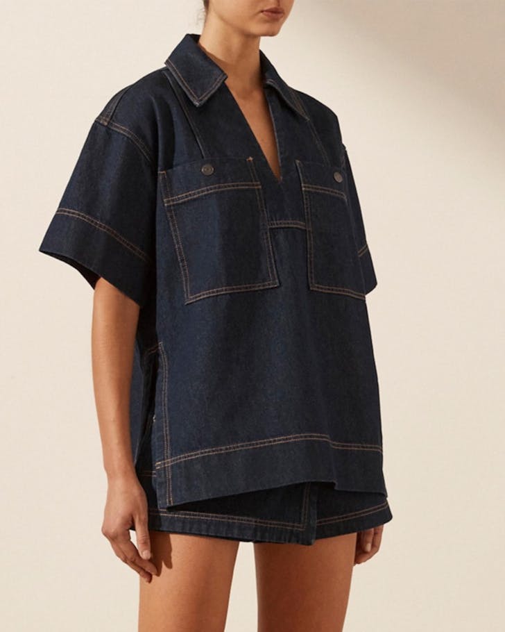 Shona Joy Rita Pullover Top And Wrap Detail Skort