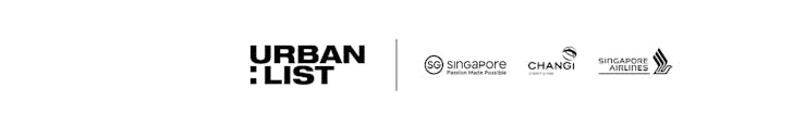 Urban List Logo with Singapore Tourism Board, Changi Airport Group and Singapore Airlines