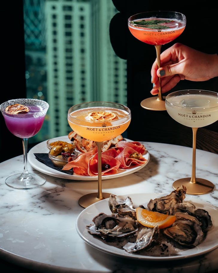 Treats to froth over at SkyBar, one of the best bars in Auckland. 