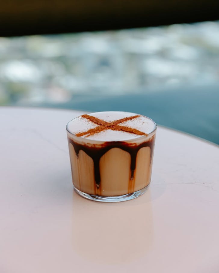 SkyBar's drop dead gorgeous hot cross bun cocktail