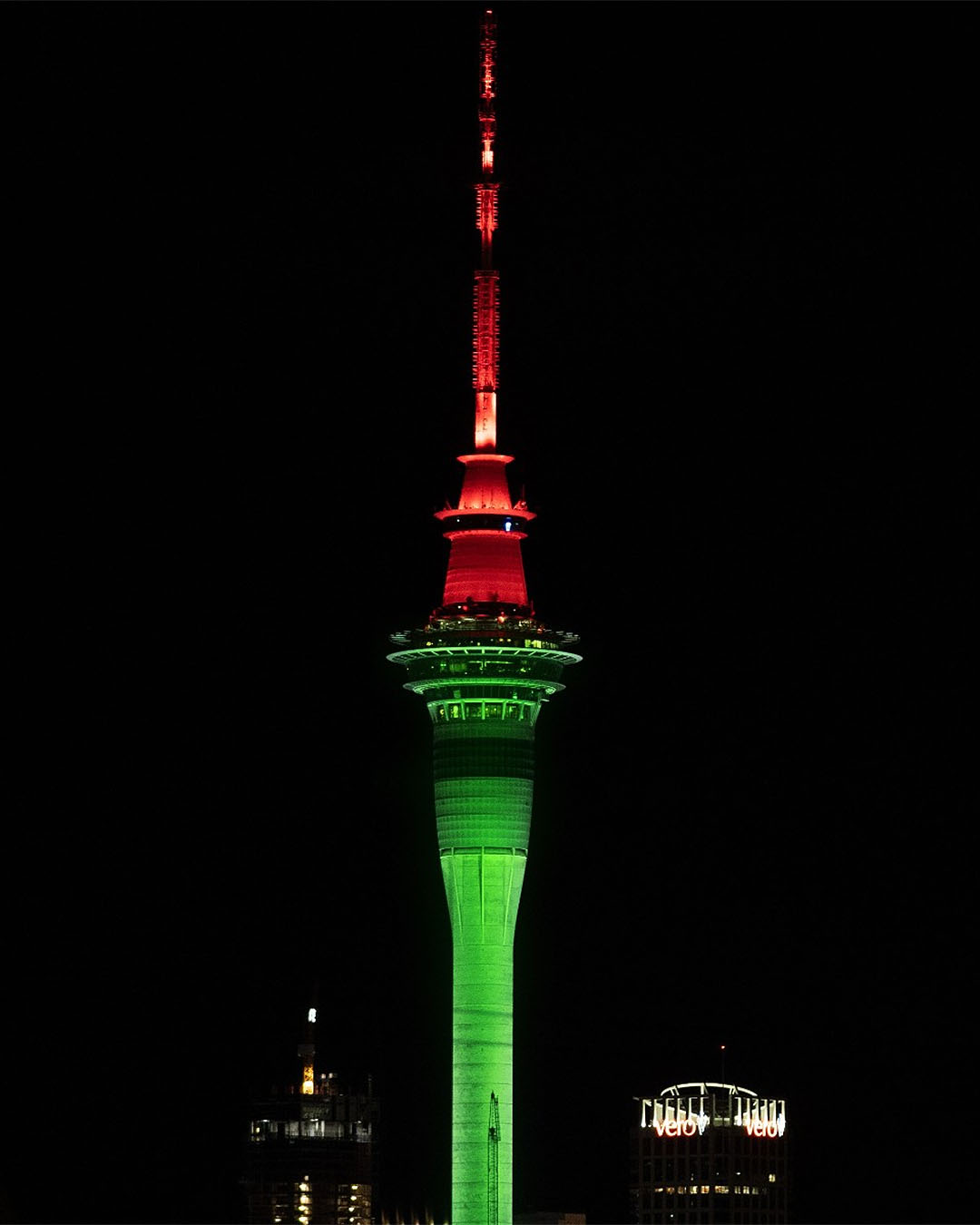 Arguably the biggest Christmas tree in Auckland, the Sky Tower will be lit up to become one of the best Christmas lights in Auckland.