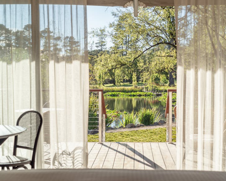Lakeside Canopy view from indoor