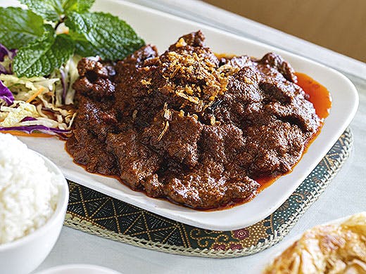 The iconic beef rendang at Sri Pinang.