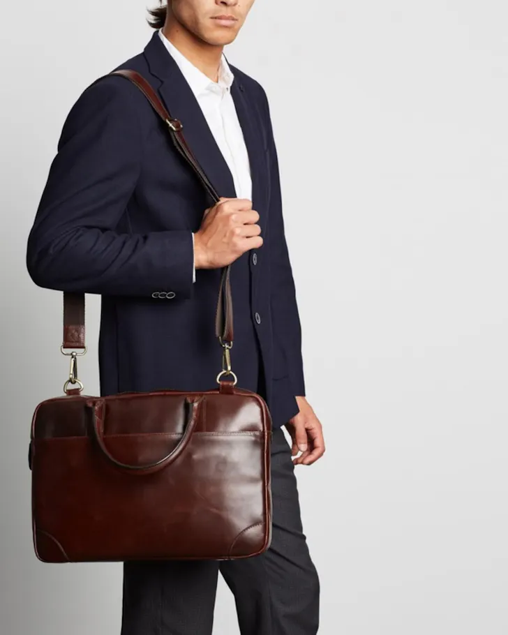 Staple Superior Harry Leather Briefcase one of the best gifts for him