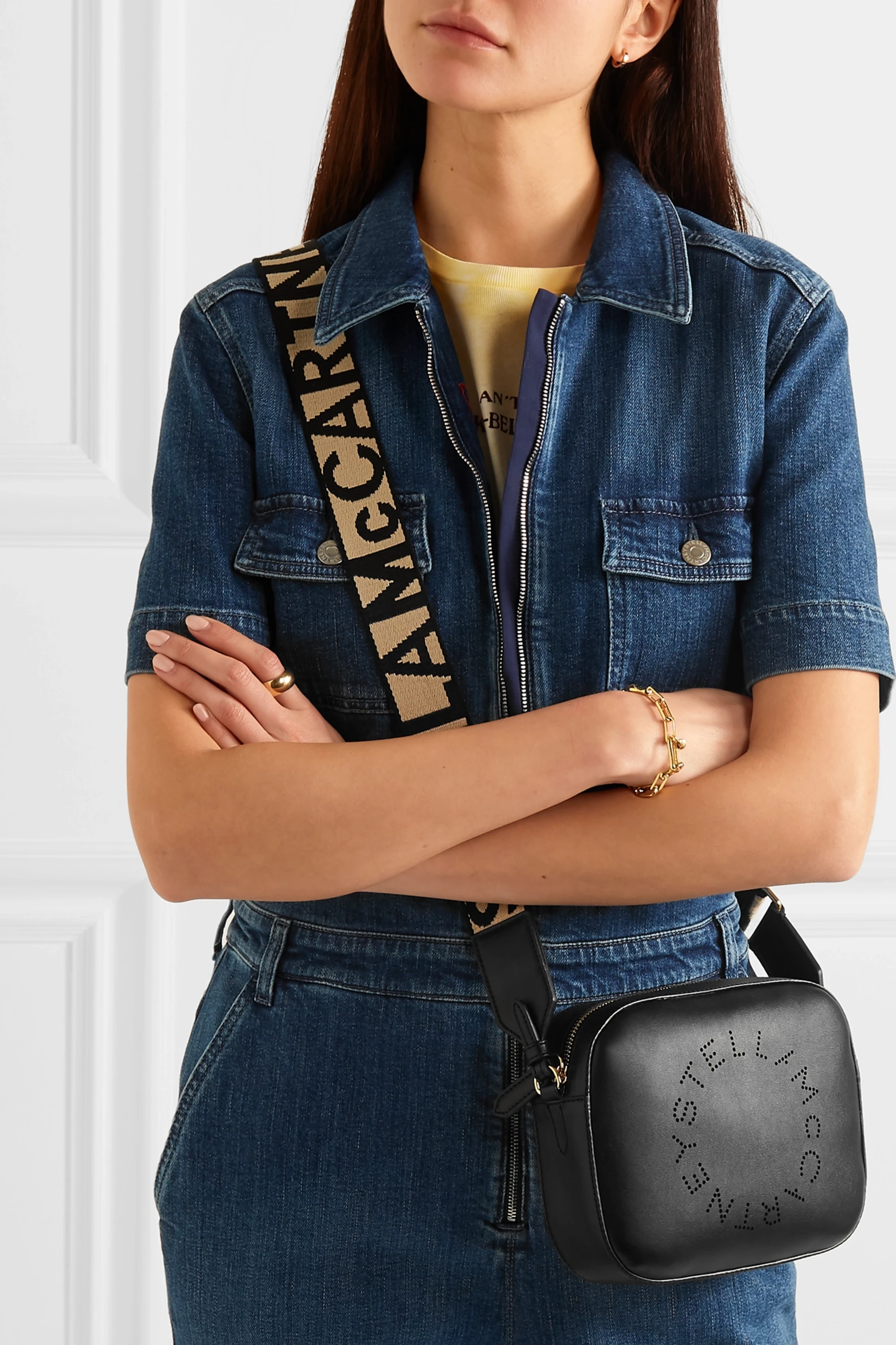 Stella Mcarthy Black Vegan Leather Handbag