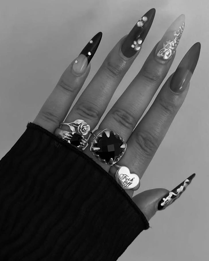 Rings upon rings from Stolen Girlfriends Club. 