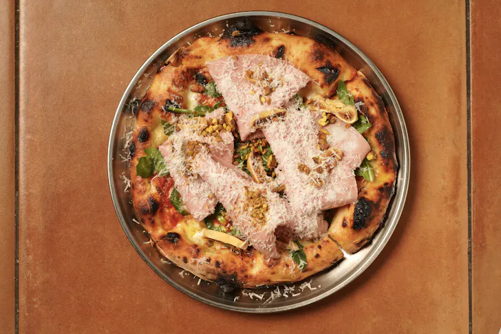 Pizza from Artichoke Pizza Parlor