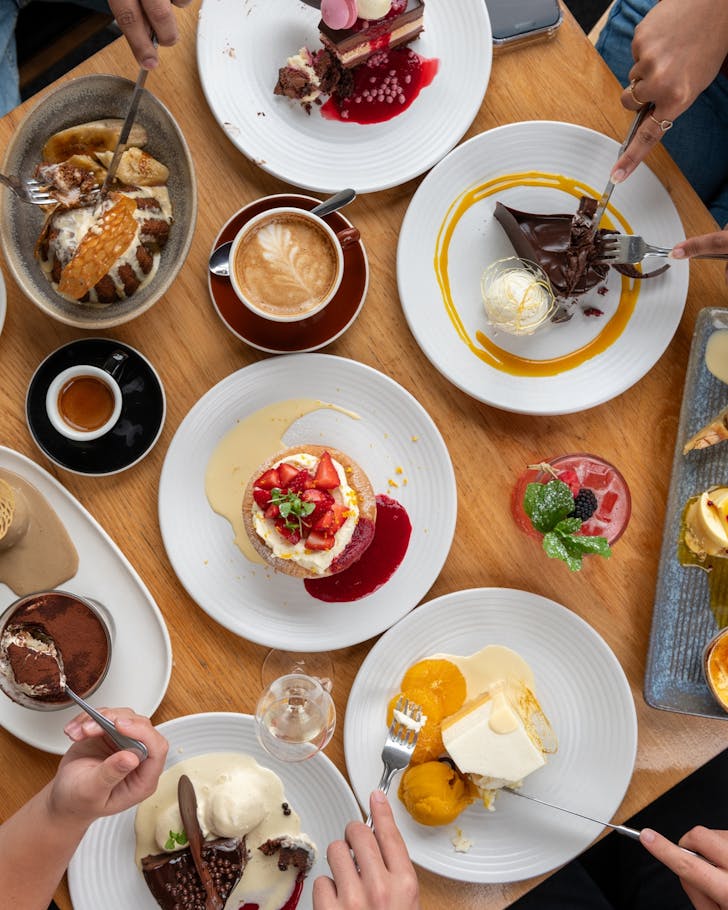 A spread of sweet treats at Strawberry Fare. 