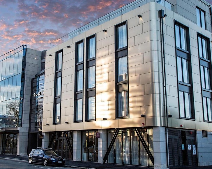 An exterior view of Sudima Christchurch City one of the best accommodation options Christchurch