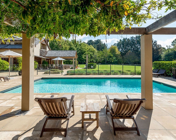The pool at Summer House one of the best Auckland Airbnbs