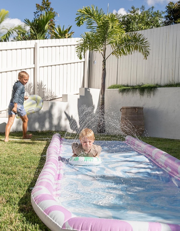 Sunnylife Slip And Slide & Boogie Board Set - Poolside