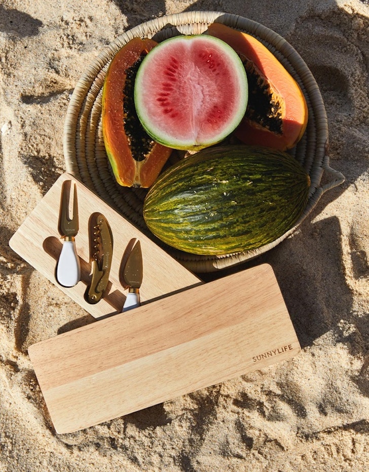 Sunnylife Travel Cheese Board Set