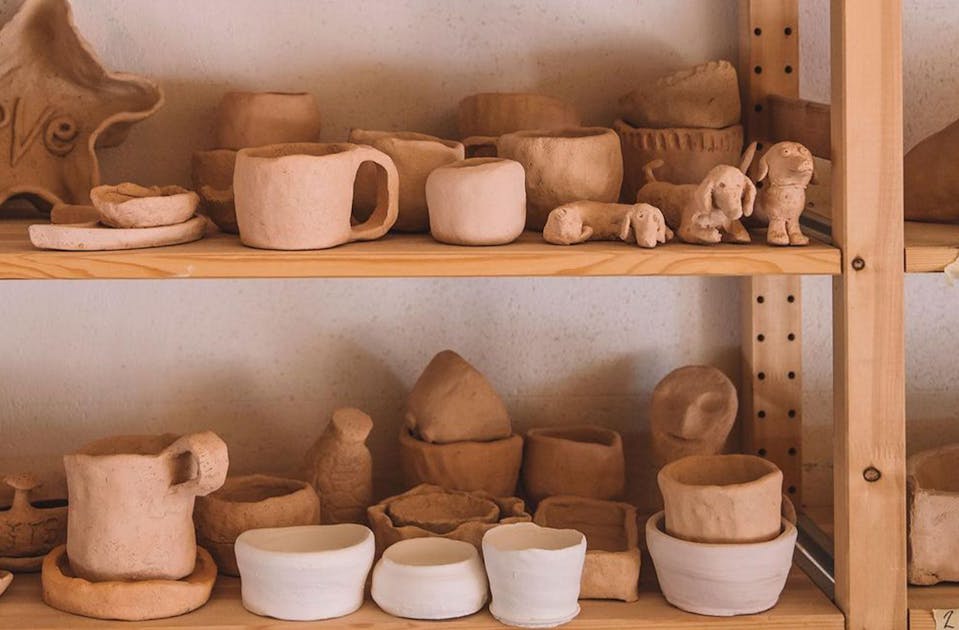 Mini Clay Pottery Studio Craft for Beginner 