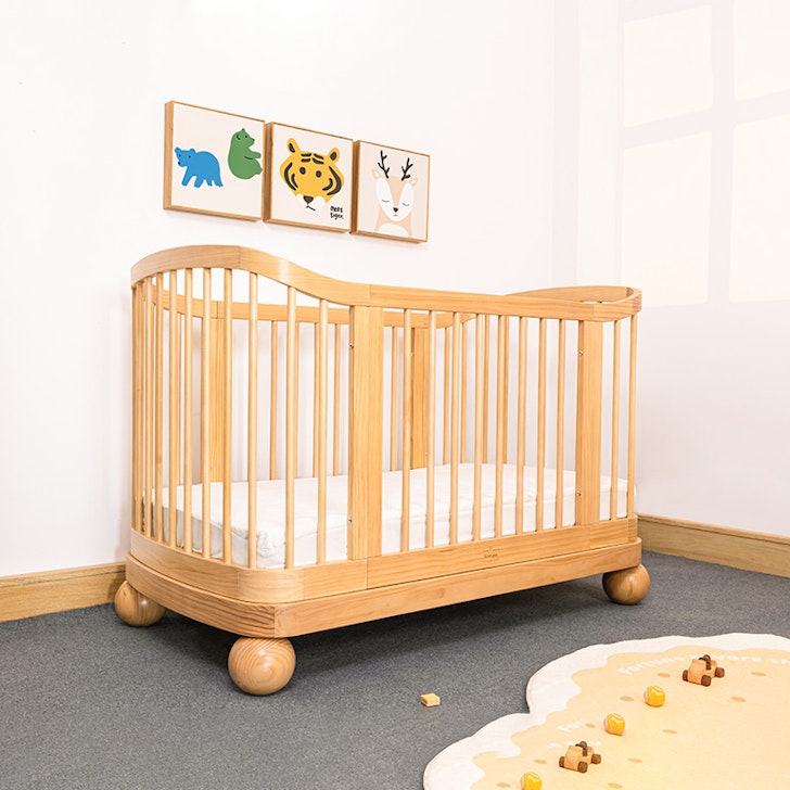 Sweet Pea Ollie Cot with Pocket Spring Mattress