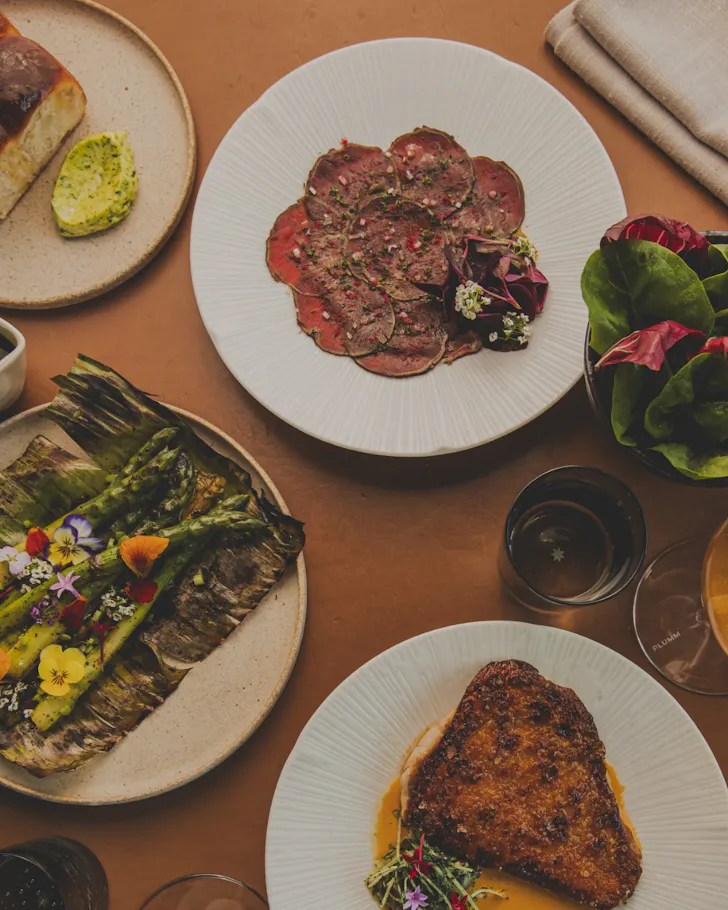 Plates of food