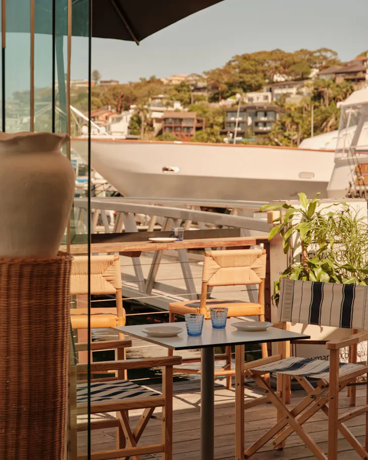 Table with boat