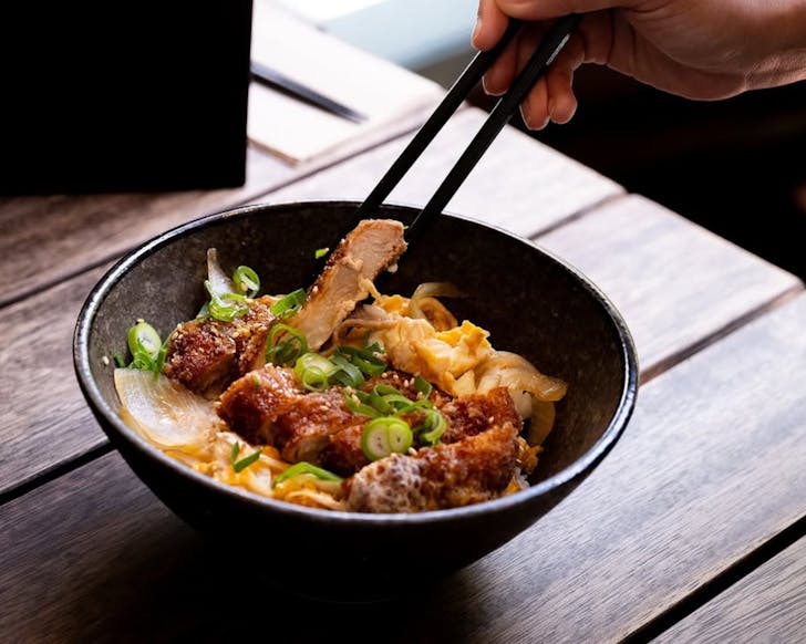 A dish from Tanoshi, one of Christchurch's best Japanese restaurants. 