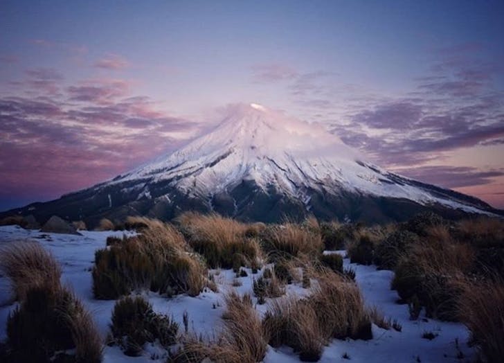 Mount Taranaki in all is glory by @unpasverlemonde.