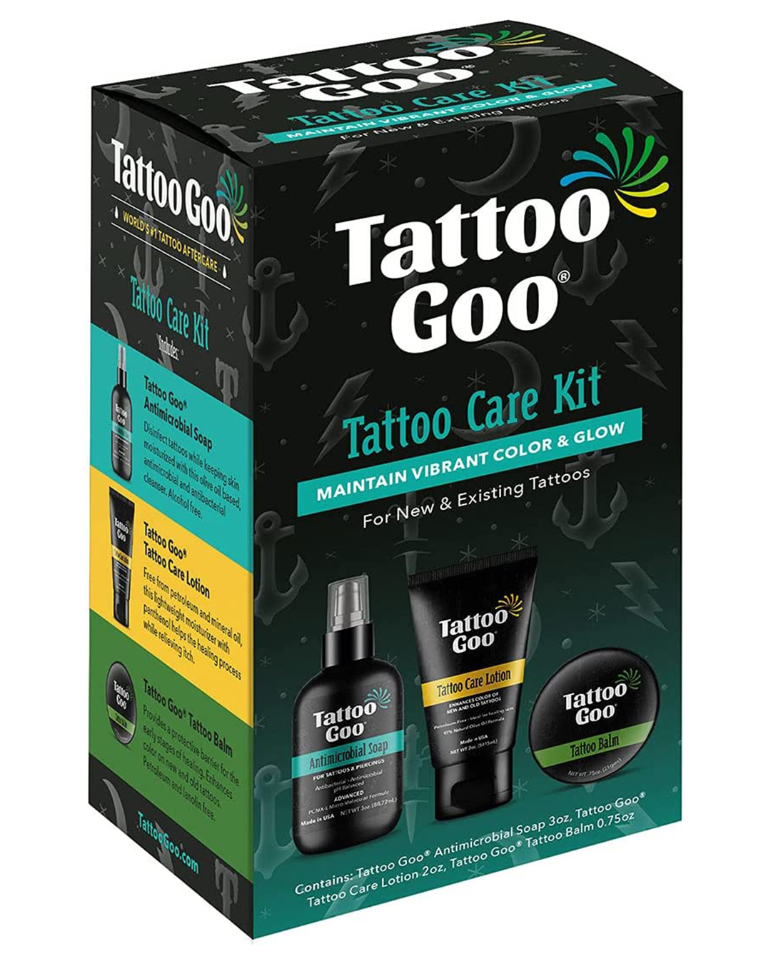 Tattoo Goo Lotion (1pc) with Tattoo Goo Soap (2pcs) Complete tattoo  aftercare set, Beauty & Personal Care, Bath & Body, Body Care on Carousell