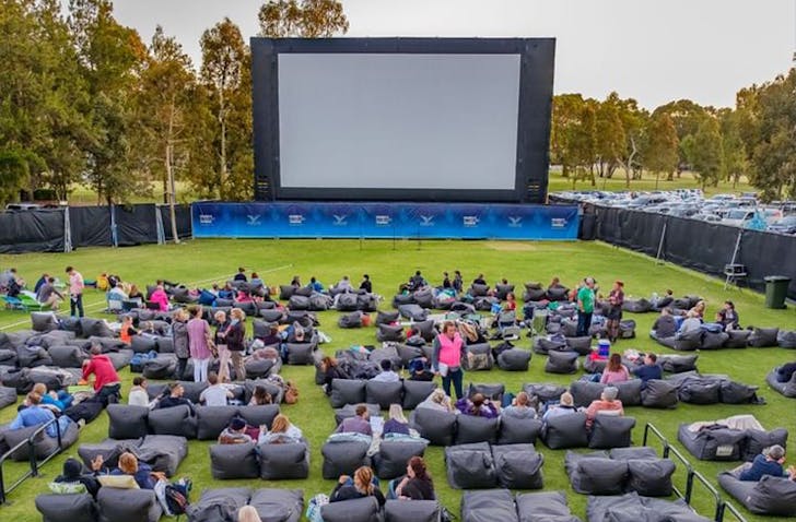 A sprawling green space is home to a Perth outdoor cinema, Telethon Community Cinemas