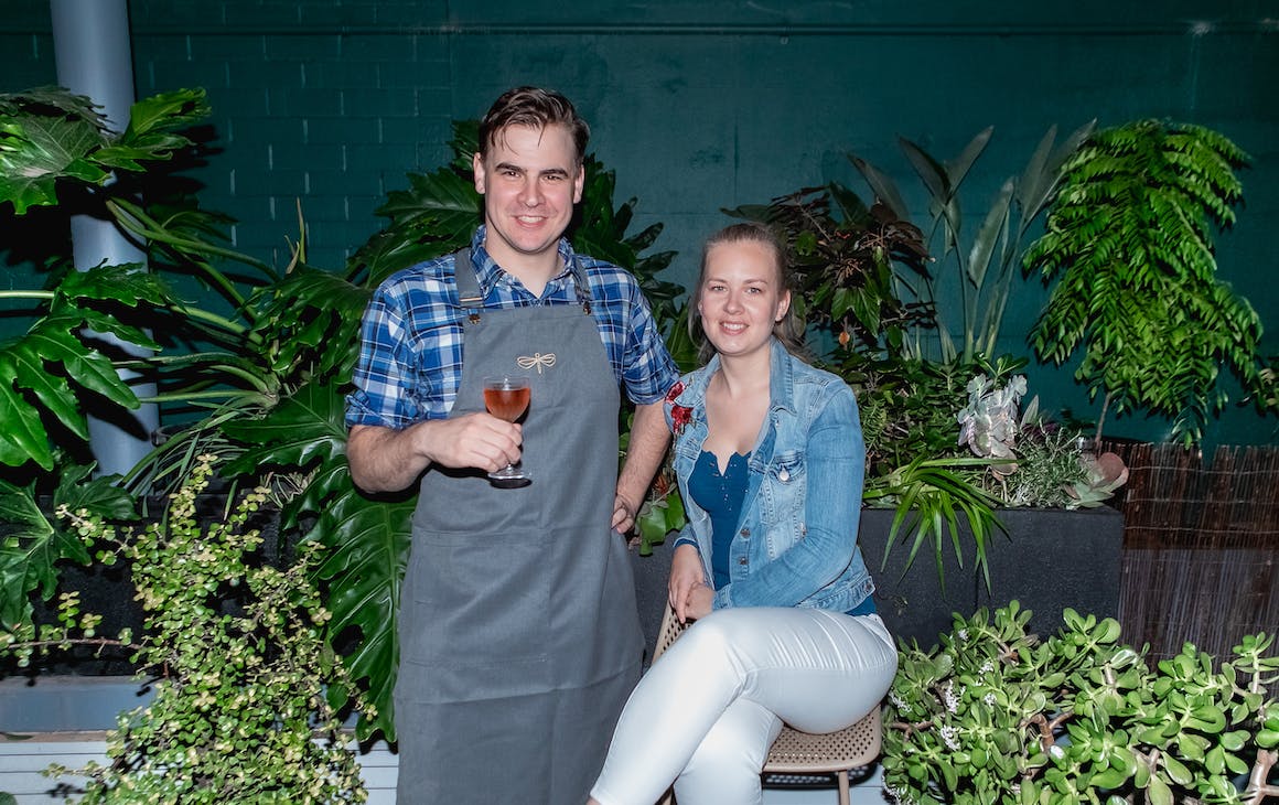 David Xander Stucken and Verity Coles of Terrarium Bar Perth
