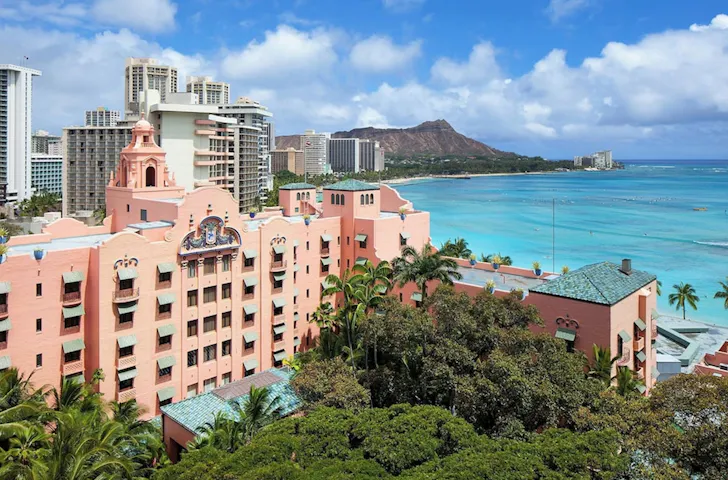 One of the best resorts in Hawaii, The Royal Hawaiian