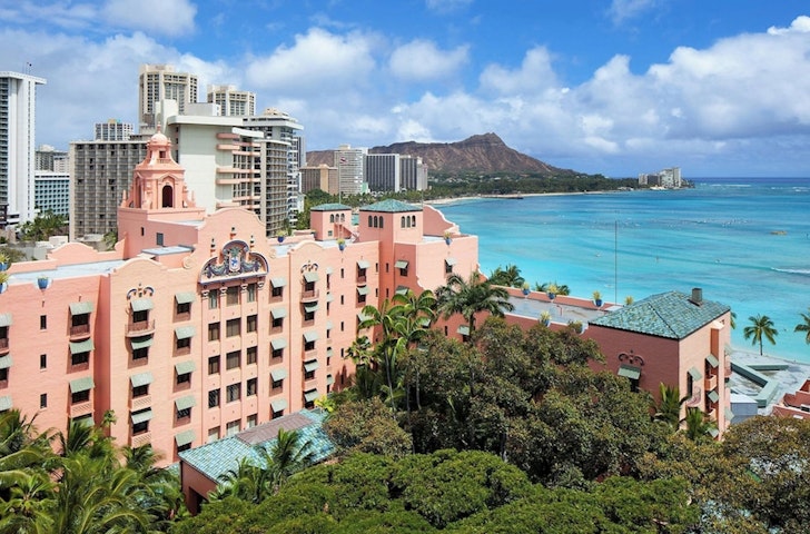 One of the best resorts in Hawaii, The Royal Hawaiian