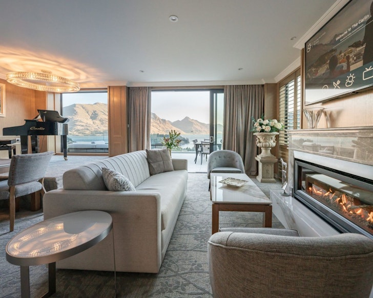 A room with a view at The Carlin Boutique Hotel one of the best Queenstown accommodation options