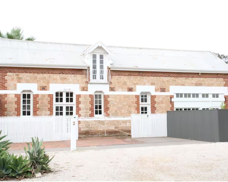 An exterior view of The Coach House one of the best Airbnbs in South Australia