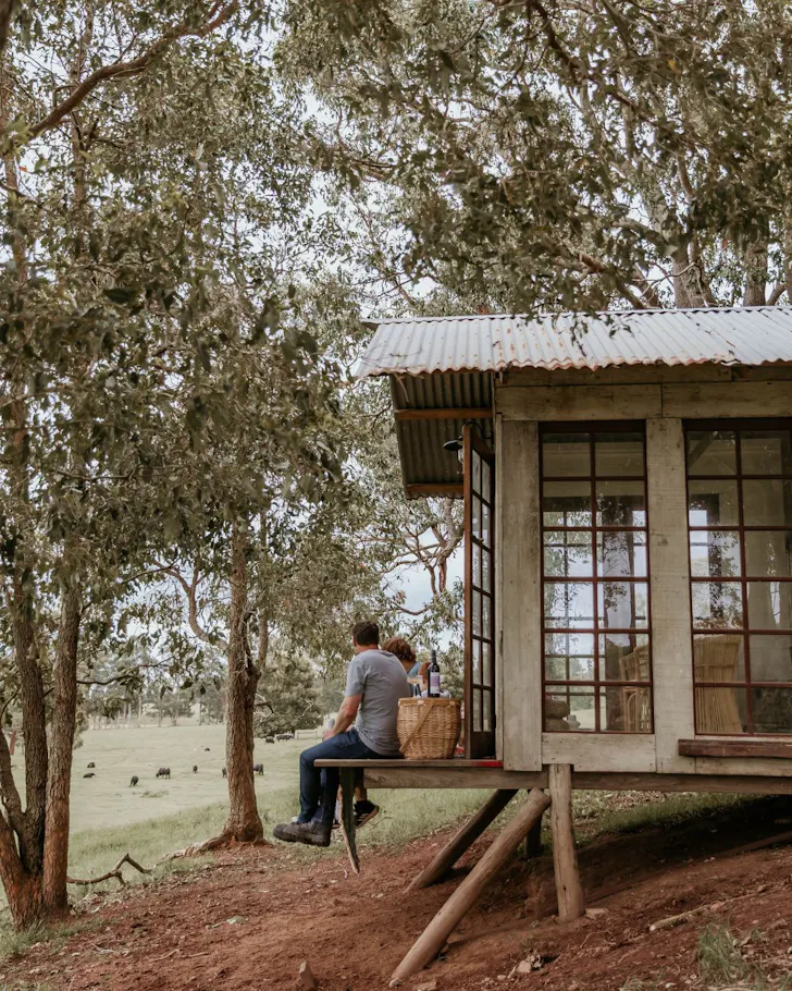 The deck with a view at The Farmhouse best WA farm stays