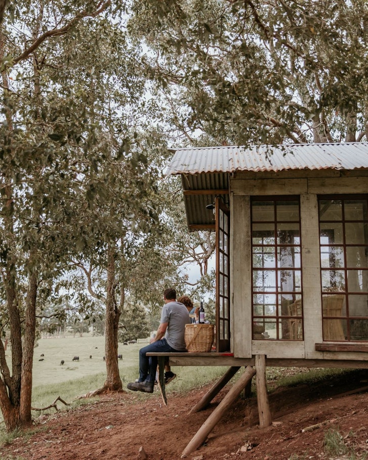 The deck with a view at The Farmhouse best WA farm stays