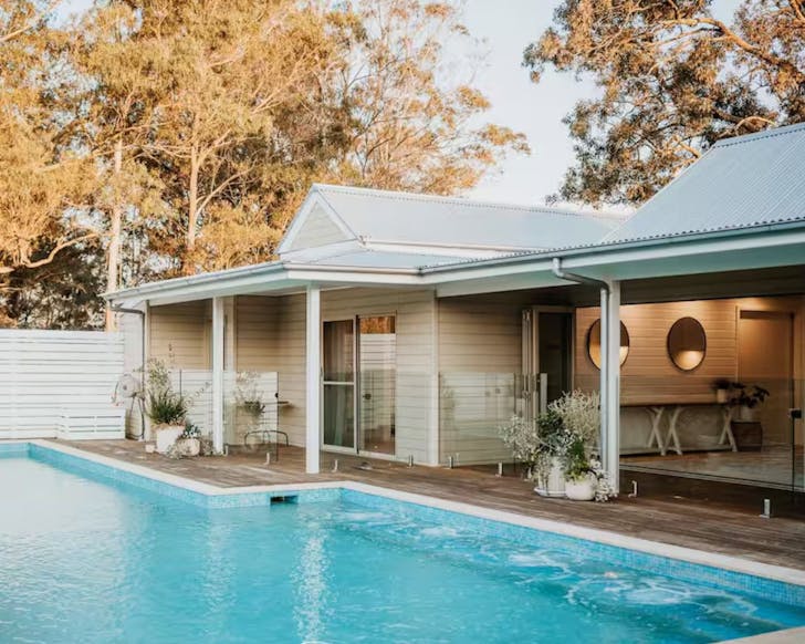 The pool at the Farmhouse Pool Studio, Picton, NSW