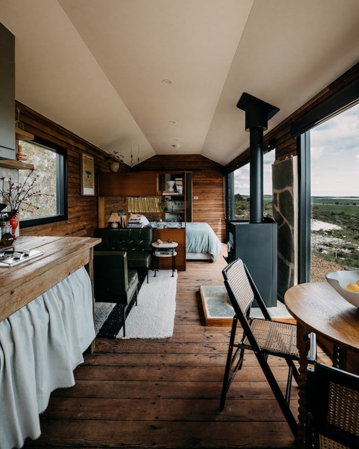 The Greenly Carriage Airbnb made of a train carriage in South Australia