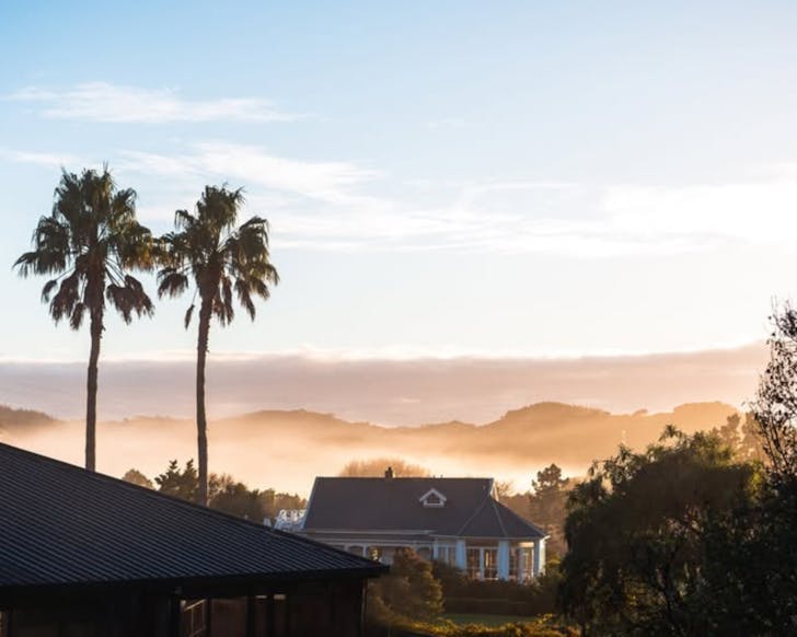 The backdrop of The Hunting Lodge's upcoming Harvest Market Day. 