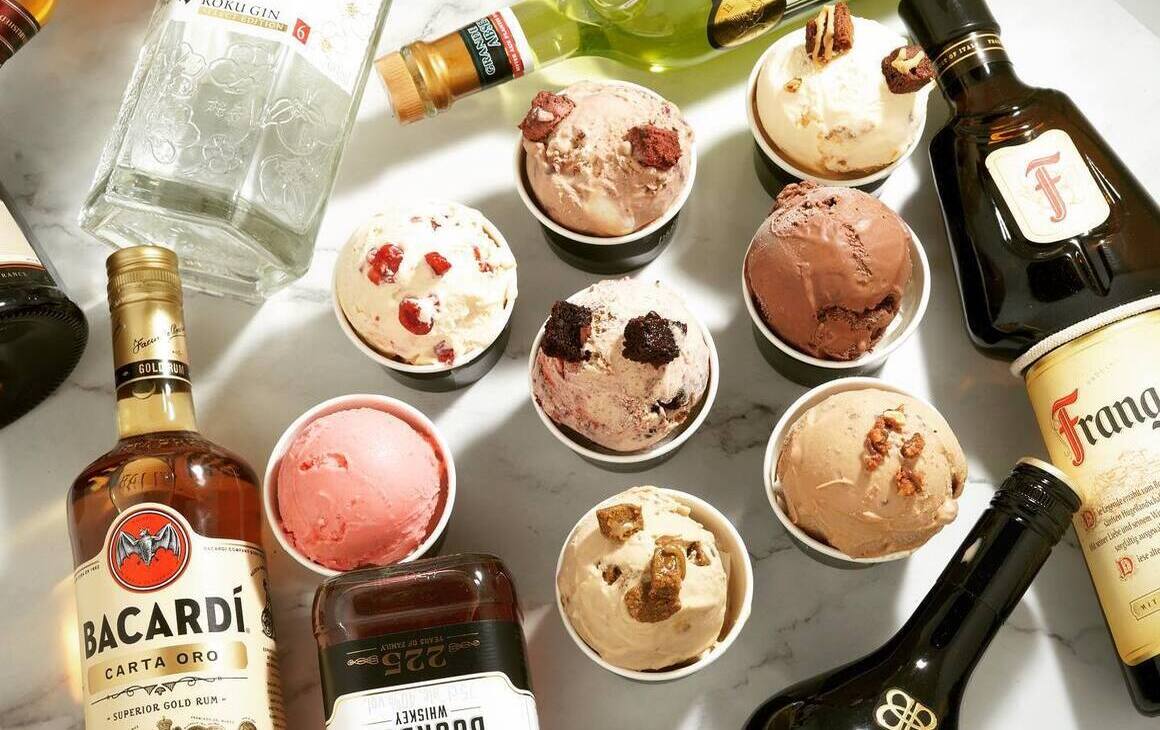 A selection of ice creams from The Ice Cream Bar