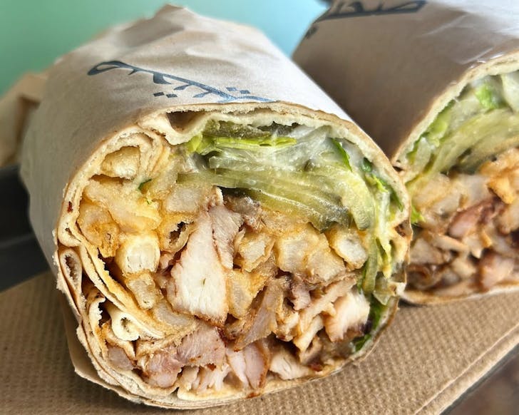 Chicken shawarma from the one-and-only Lebanese Grocer.
