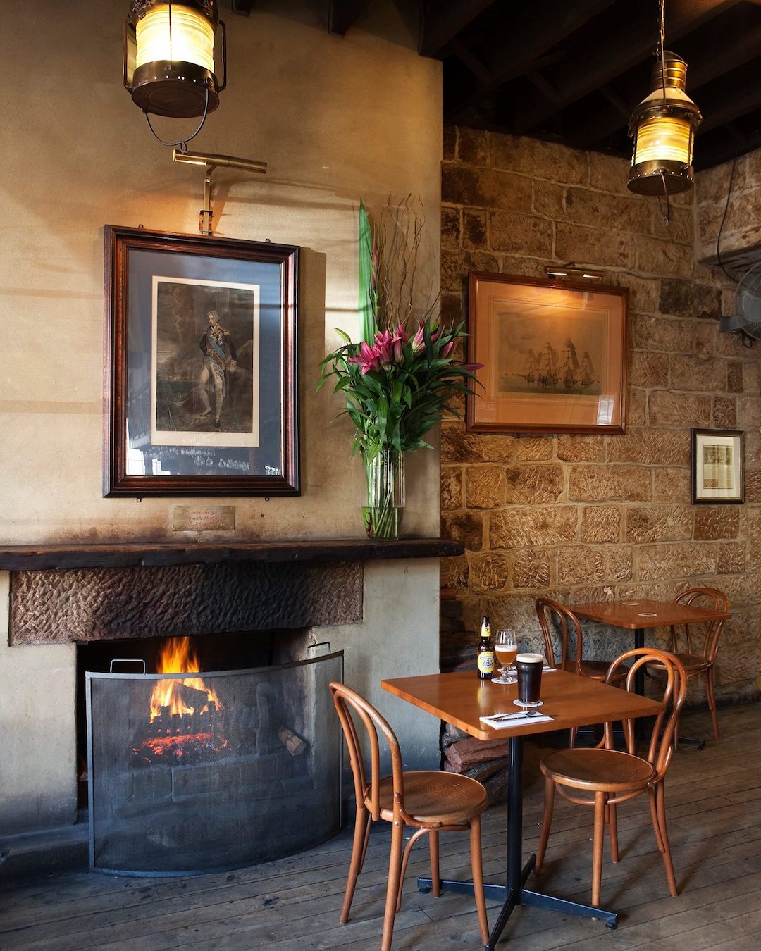 The Lord Nelson Brewery Hotel Fireplace Pubs