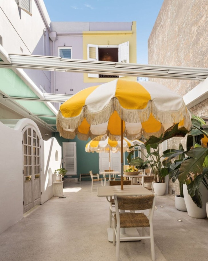 The Moroccan courtyard at The Medusa Hotel best dog-friendly Sydney hotels