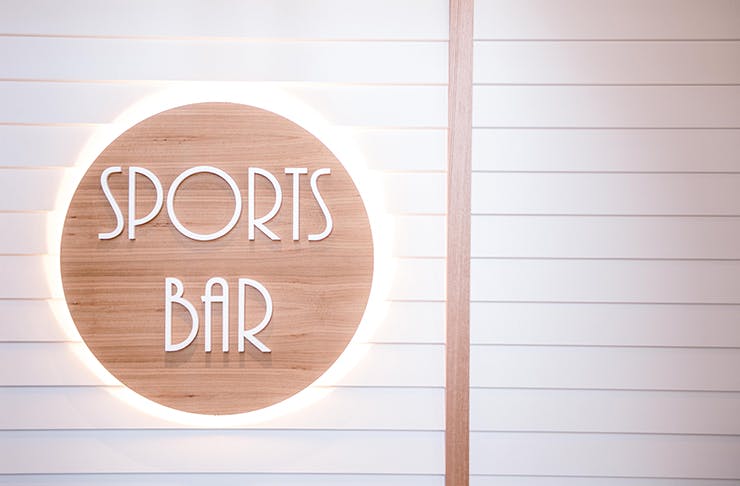 The Miami restaurant sports bar