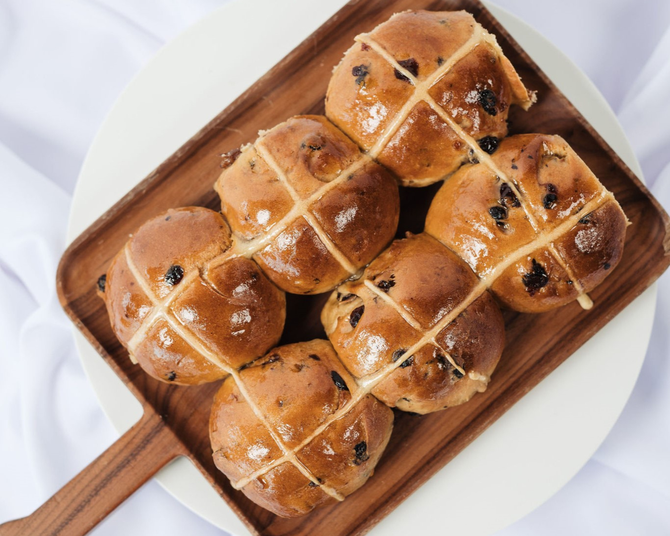 Some of the best hot cross buns in Auckland, from The Pantry. 