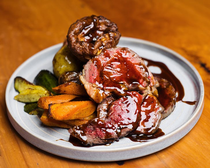 A Sunday roast at The Pantry. 
