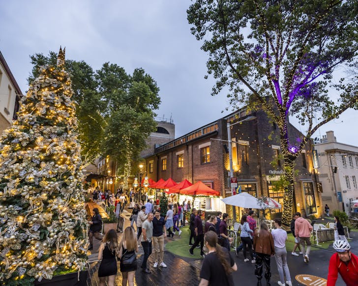 sydney christmas markets 2023 the rocks