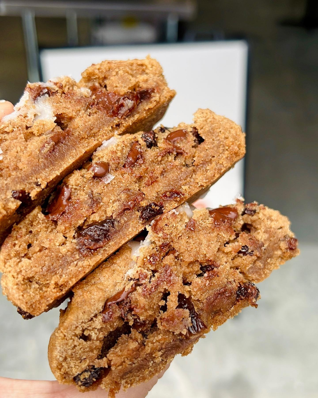 The Vegan Treatory's Hot Cross Cookies—one of the best Easter treats in Auckland. 