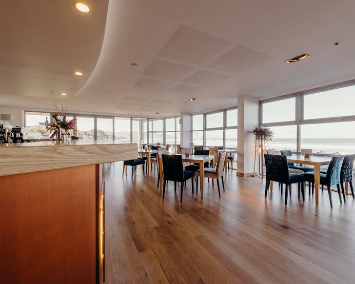 The interior of titi restaurant.