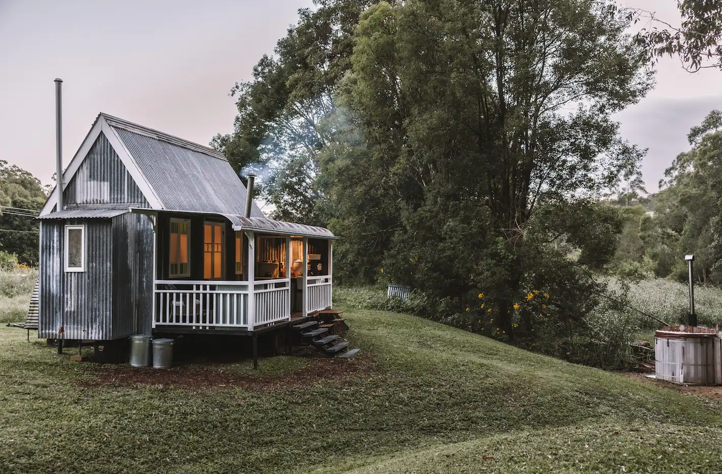 a tiny house in the Gold Coast hinterland
